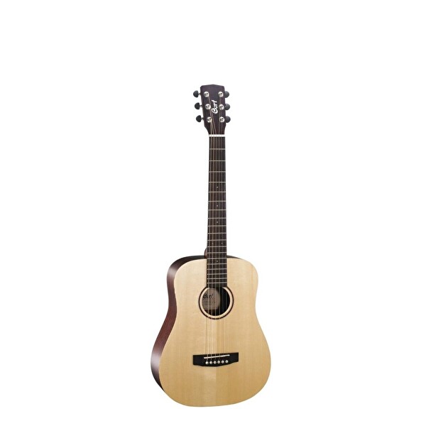 Cort EarthminiF-Adirondack Açık Gözenekli Çantalı Elektro Akustik Gitar