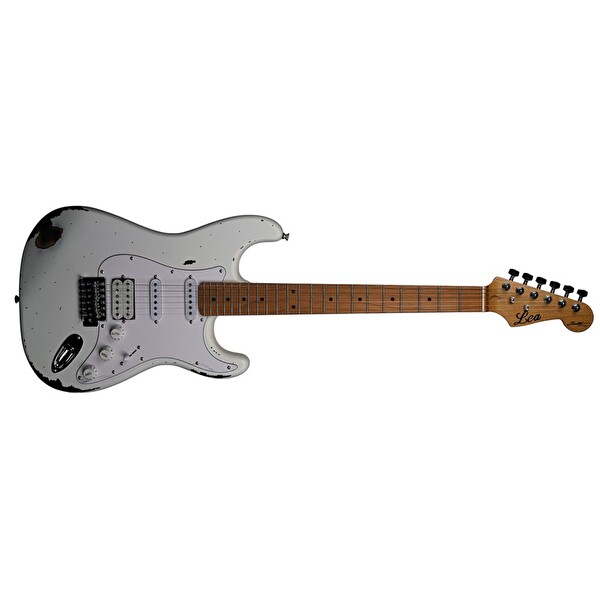 Lea RLC-100 PW Limited Edition Heavy Relic Kutup Beyazı Elektro Gitar