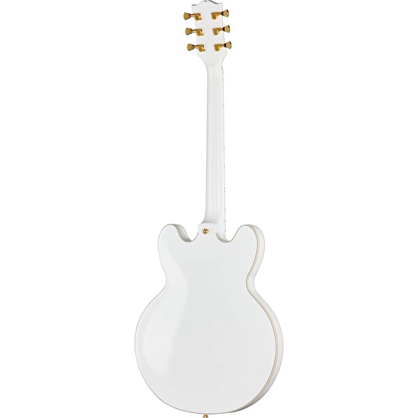 Epiphone IGC Alex Lifeson 1976 ES-355 Reissue Yarı Boş Gövdeli Elektro Gitar Alp Beyaz