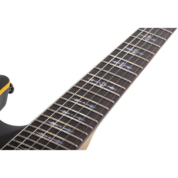 Schecter Demon-6 FR-S Eskitilmiş Siyah Saten Elektro Gitar