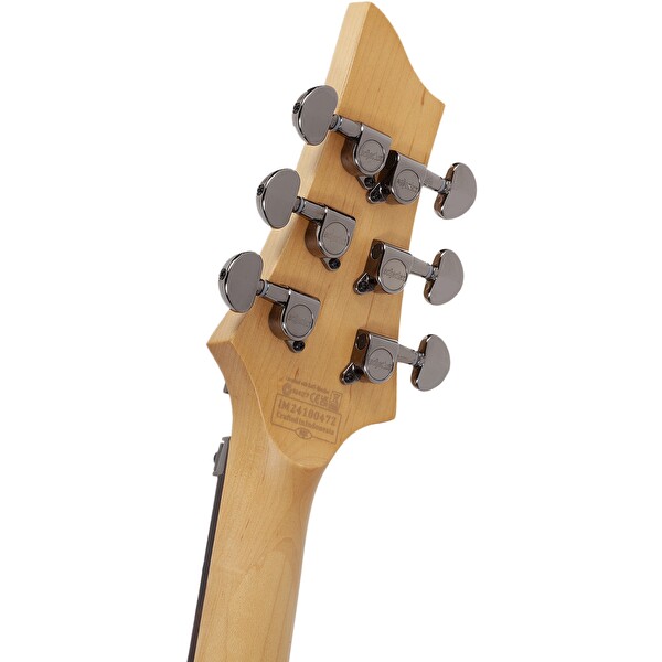 Schecter Demon-6 FR-S Eskitilmiş Siyah Saten Elektro Gitar