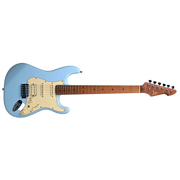 Peavey Raptor Lightning Bolt ST HSS Stratocaster Sonik Mavi Elektro Gitar
