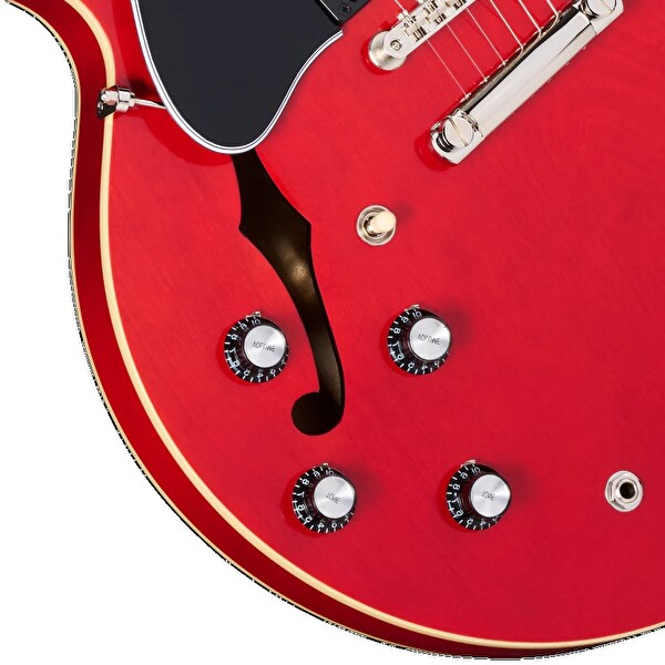 Epiphone IGC 1962 ES-335 Reissue Solak Yarı Boş Gövdeli Sixties Cherry Elektro Gitar Kırmızı