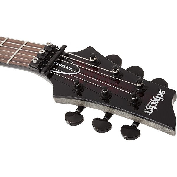 Schecter Omen Elite-6 FR Siyah Kiraz Geçişli Elektro Gitar