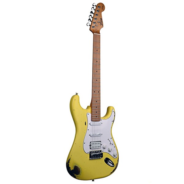 Lea RLC-100 YLW Limited Edition Heavy Relic Sarı Elektro Gitar