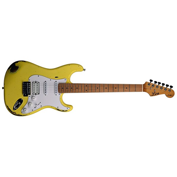 Lea RLC-100 YLW Limited Edition Heavy Relic Sarı Elektro Gitar