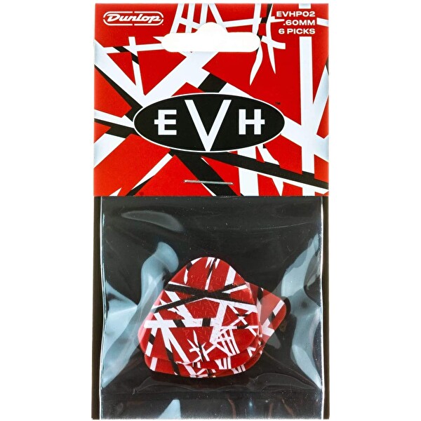 Jim Dunlop EVHP02 Eddie Van Halen Frankenstein 6'lı Paket Pena 0.60MM