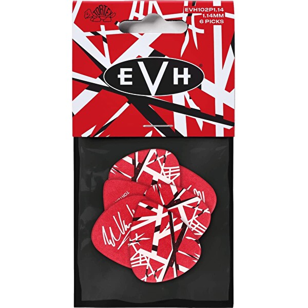 Jim Dunlop EVH102P1.14 EVH Frankenstein 6'lı Paket Pena 1.14MM