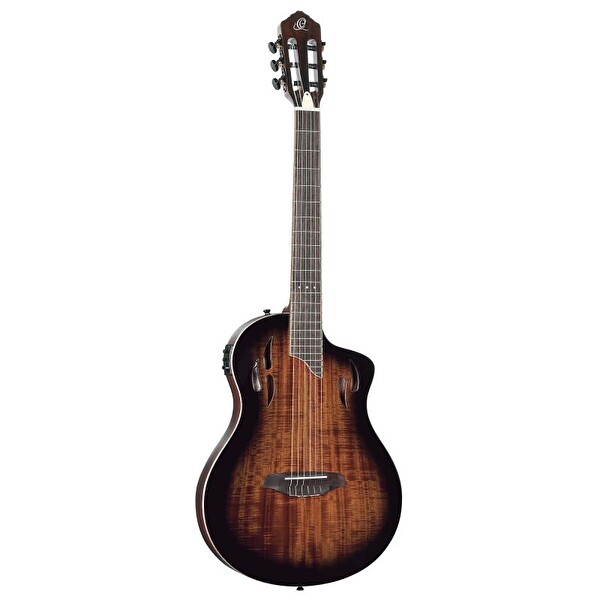 Ortega TourPlayer Deluxe RTPDLX-ACA Elektro Klasik Gitar Akasya Degrade Renk