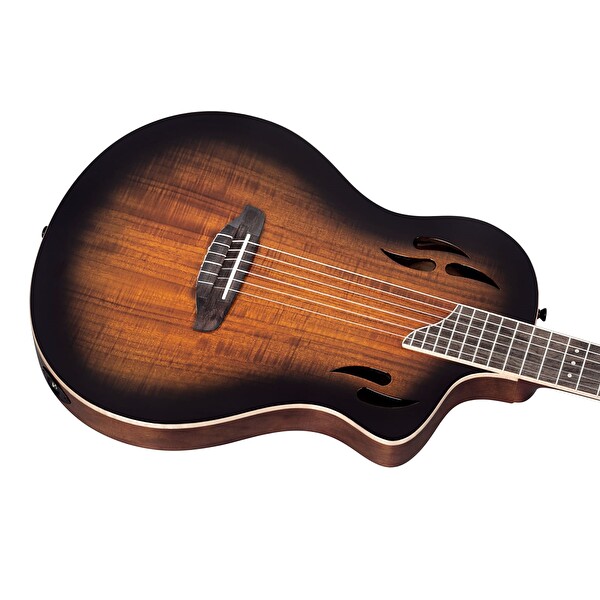 Ortega TourPlayer Deluxe RTPDLX-ACA Elektro Klasik Gitar Akasya Degrade Renk