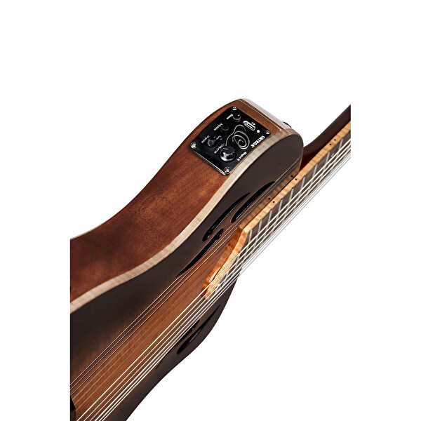 Ortega TourPlayer Deluxe RTPDLX-ACA Elektro Klasik Gitar Akasya Degrade Renk