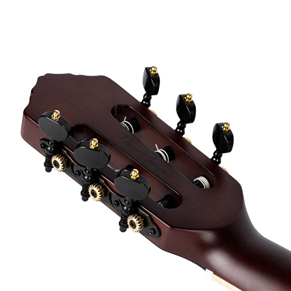 Ortega TourPlayer Deluxe RTPDLX-ACA Elektro Klasik Gitar Akasya Degrade Renk