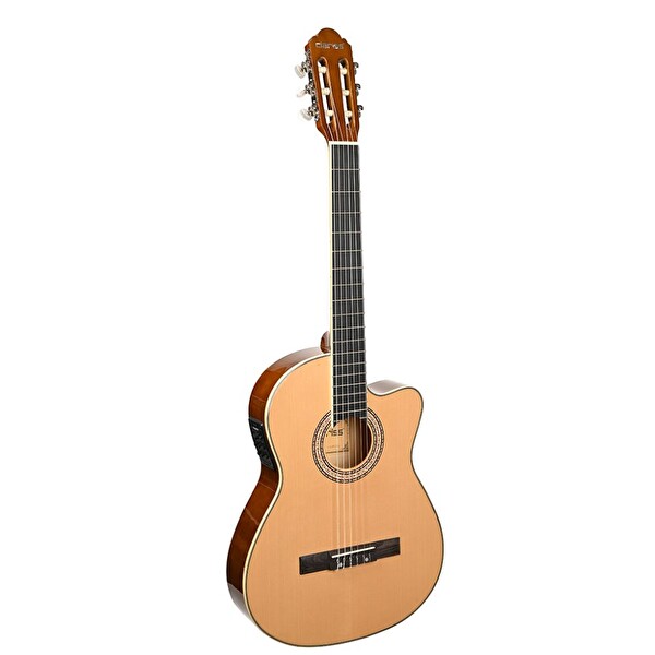 Clariss CCG100CTNEQ İnce Kasa Elektro Klasik Gitar