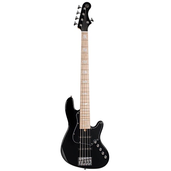 Cort NSJ5 BK 5 Telli Çantalı Bas Gitar Siyah