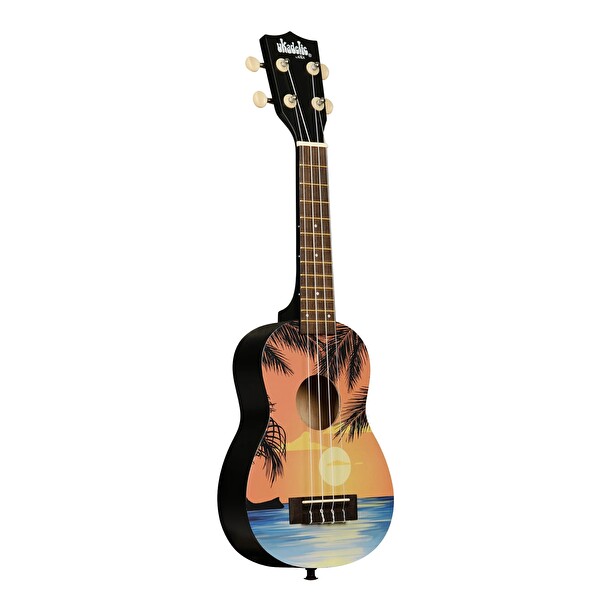 Kala UK-TROPDAY-44666 Ukadelic Küçük Boy Ukulele Tropikal Gün
