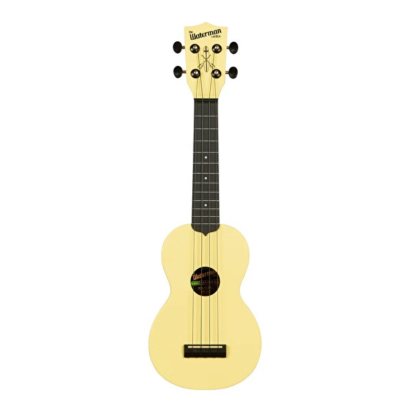 Kala Waterman Recycled Küçük Boy Ukulele Starlight Yellow - Glow In The Dark - Sarı