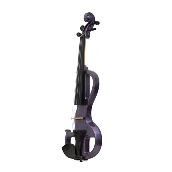 Kinglos MIDS-B 1806 4/4 Elektro Keman Koyu Mor