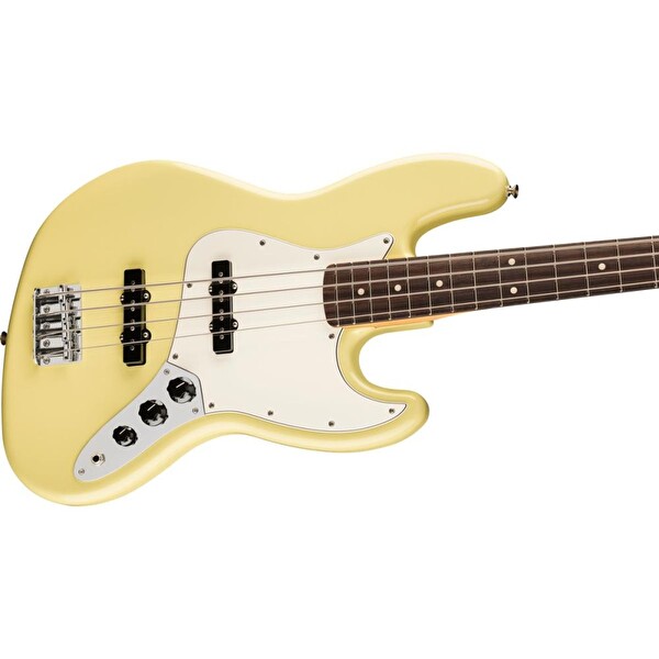 Fender Player II Jazz Bass Gülağacı Klavye Hialeah Yellow Bas Gitar - Sarı