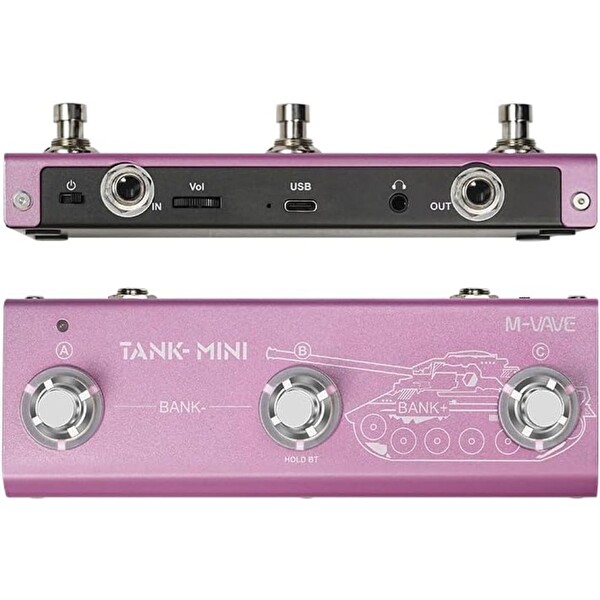 M-Vave Tank Mini Multic Effect Gitar Pedalı