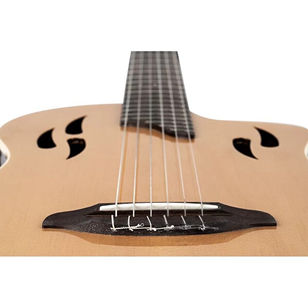 Ortega TourPlayer RTPSTD-NAT Natural Elektro Klasik Gitar