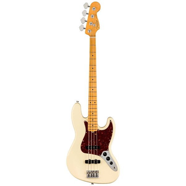Fender American Professional II Jazz Bass Akçaağaç Klavye Olimpik Beyaz Bas Gitar