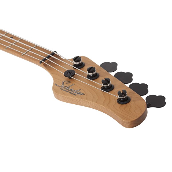 Schecter J-4 Sixx Bas Gitar Worn Ivory - Eskitilmiş Fildişi