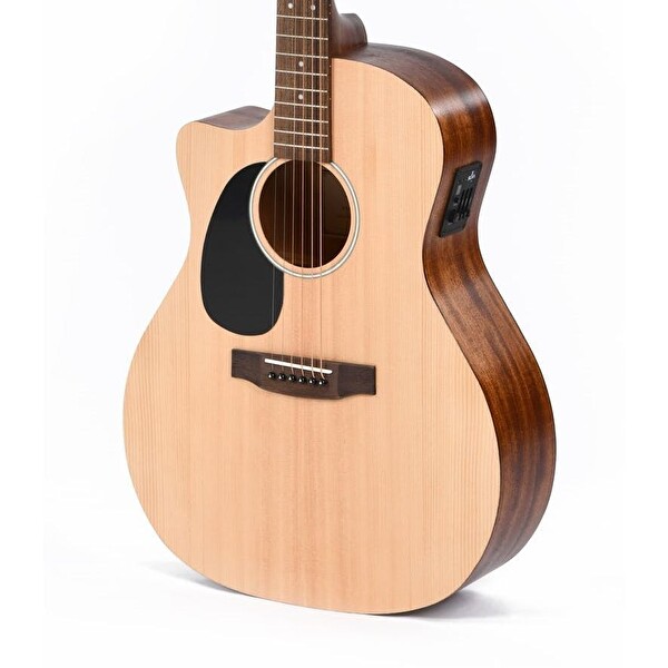 Ditson GC-10EL Grand Om Solak Elektro Akustik Gitar Naturel