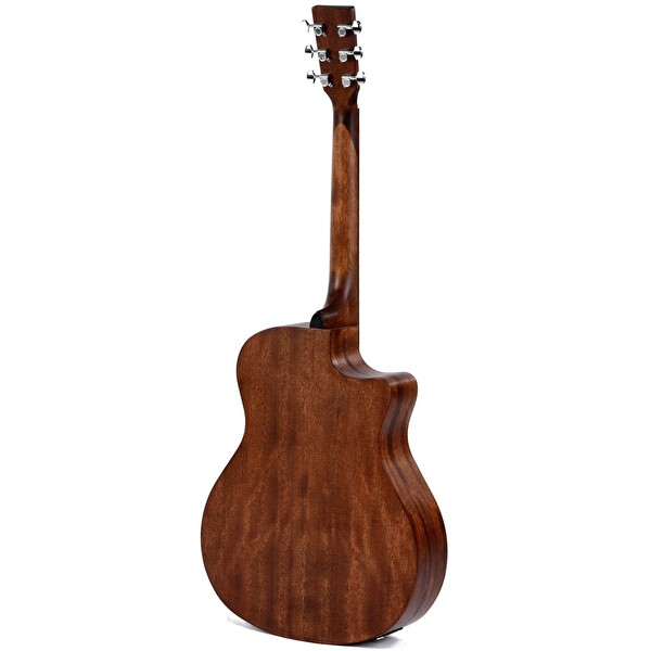 Ditson GC-10EL Grand Om Solak Elektro Akustik Gitar Naturel
