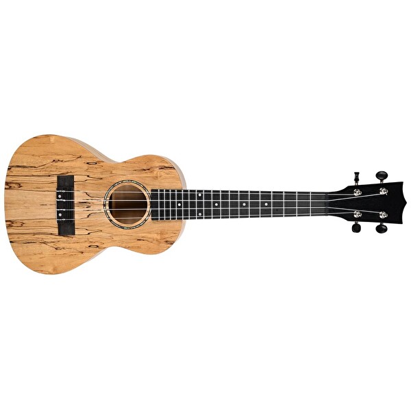 EMCC1996 Spalted Akçaağaç Konser Ukulele – Doğal Ahşap Görün