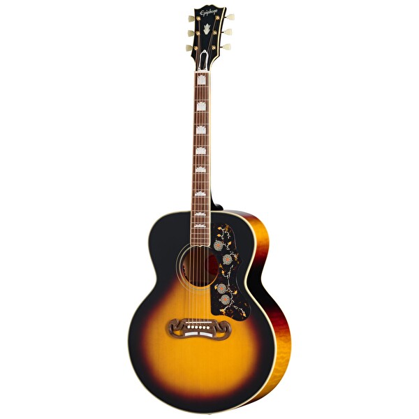 Epiphone Inspired by Gibson Custom 1957 SJ-200 Reissue Vintage Sunburst Elektro Akustik Gitar