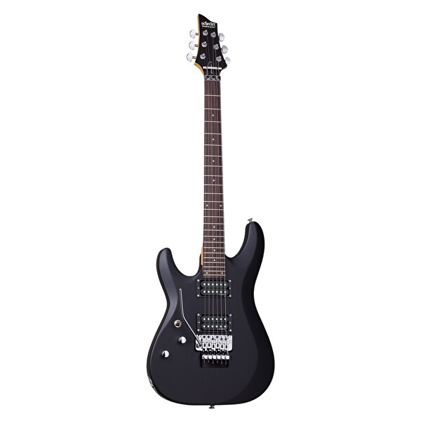 Schecter C-6 FR Deluxe Solak Elektro Gitar Satin Black