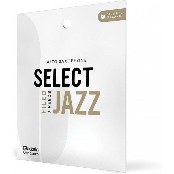 D'Addario Woodwinds Organic Select Jazz Alto Saksafon Kamışı No: 2 Yumuşak