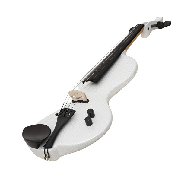 Kinglos CWDS-W1311 Karbon Fiber 4/4 Elektro Keman Beyaz