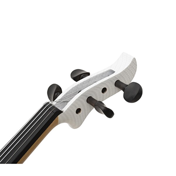 Kinglos CWDS-W1311 Karbon Fiber 4/4 Elektro Keman Beyaz