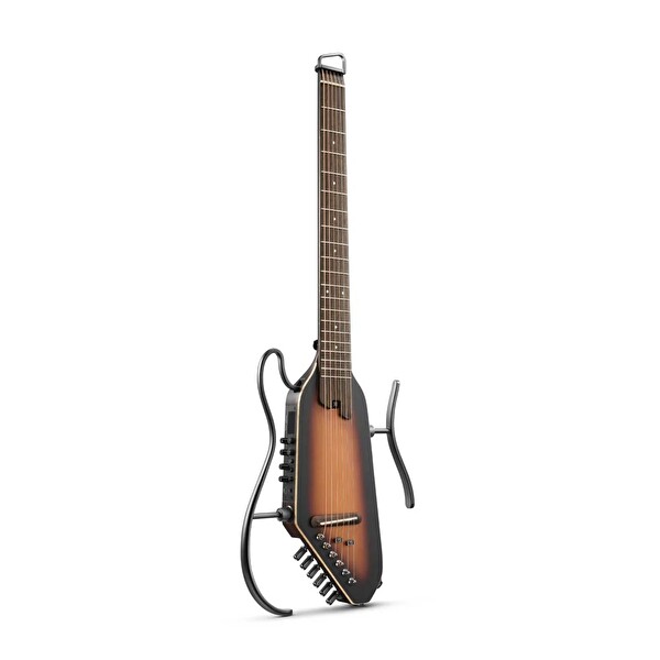 Donner Hush-I Pro Elektro Akustik Gitar Sunburst