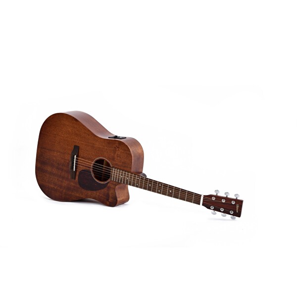 Ditson DC-15E Elektro Akustik Gitar Distressed Satin - Eskitilmiş Mat Kaplama