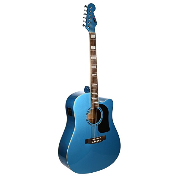 Dmx Guitars DAG100CE BL Elektro Akustik Gitar Mavi