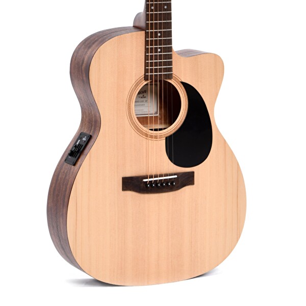 Ditson 000C-10E Cutaway - Kesik Kasa Elektro Akustik Gitar Naturel