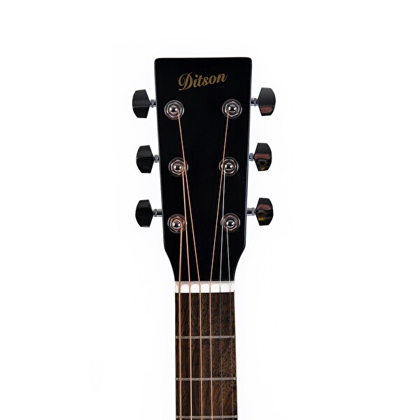 Ditson 000C-10E-TBL Elektro Akustik Gitar Tranclucent Ultramarine Blue - Mavi