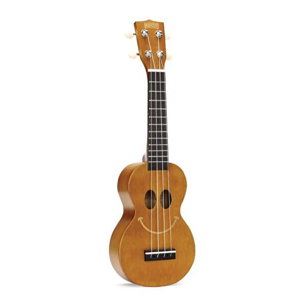 Mahalo U-Smile Küçük Boy Ukulele Şeffaf Kahverengi