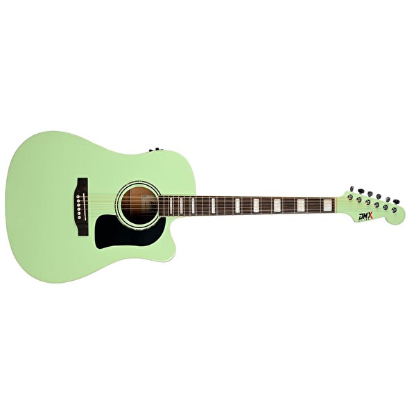 Dmx DAG100CE SSG Elektro Akustik Gitar Mat Mint Yeşili