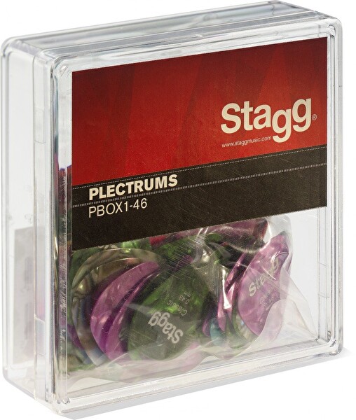 Stagg PBOX1-46 0.46 MM 100'lü Gitar Penası