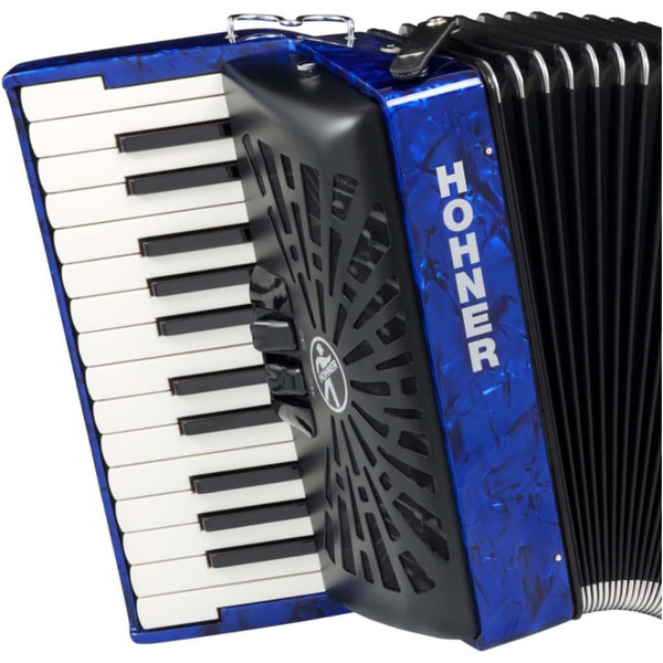 Hohner A16542 Bravo II 48 Akordiyon Koyu Mavi
