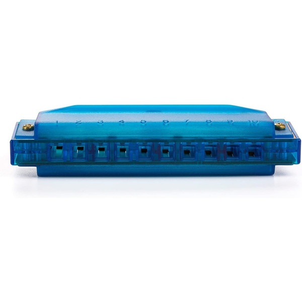 Hohner M5252 Translucent Harp Mavi Mızıka - Do Majör