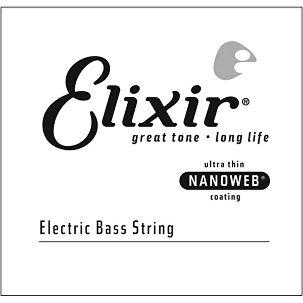 Elixir Nanoweb Kaplamalı Uzun Ölçekli Tek Bas Gitar Teli - 0.040