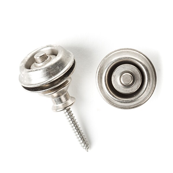 Jim Dunlop SLS1035VN Straplok Çift Tasarımlı Vintage Nikel Gitar Askı Kilidi