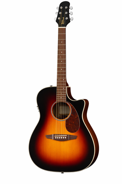 Fender California Debut Redondo CE Dreadnought Ceviz Klavyeli 2 Ton Sunburst Elektro Akustik Gitar
