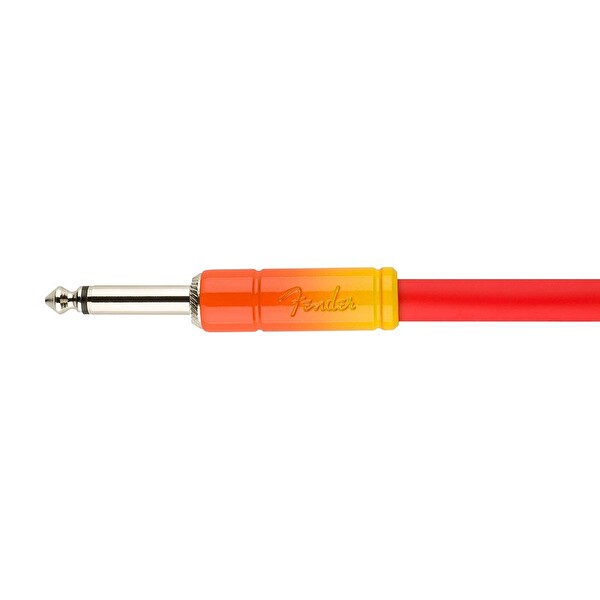 Fender Ombre Tequila Sunrise Düz - Düz Uçlu Enstrüman Kablosu 3 M