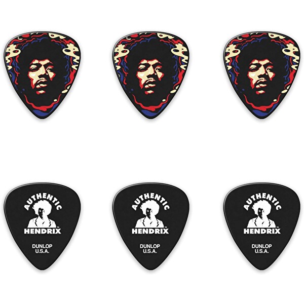 Jim Dunlop JHPT15H Hendrix Star Haze 6'lı Kutu Pena