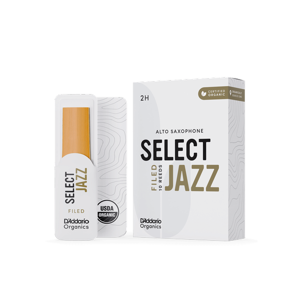 D'Addario Woodwinds Organik Select Jazz Alto Saksafon Kamışı No: 2 Sert